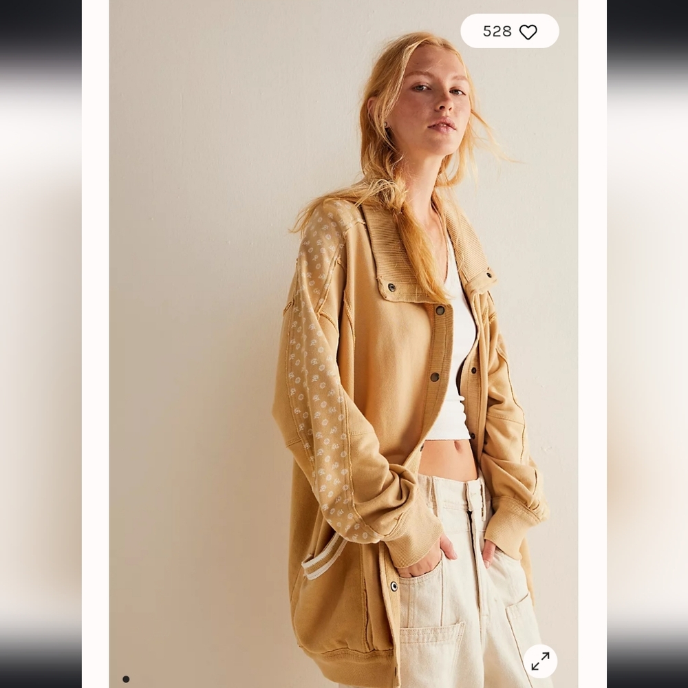 Free People Heritage Track Jacket